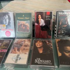 collection of cassettes