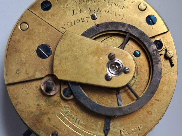 Verge Fusee Movement - John Nickilsen, London , 1810c