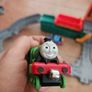 Thomas & Friends Take-n-Play Sodor Steamworks Repair Shed + Thomas + Henry + track Image 7