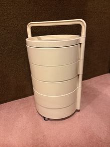 Kartell 4591 swivel drawer trolley by Franco Annoni, 1970s
