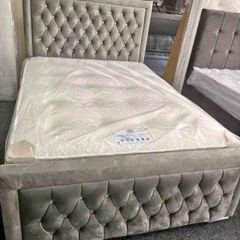 New double bed frame with memory foam mattress for sale - Best price In Town - Free shipping