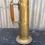 Antique Arts & Crafts Solid Brass Copper Steamship Jug Image 3