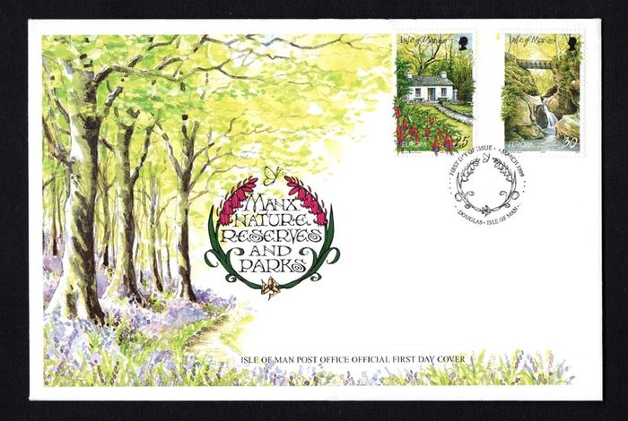1999 Isle of Man Europa Feasts and Festivals Commemorative Stamps First Day Cover (FDC)