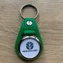 Brand new synthetic leather New Holland key ring Image 4