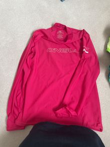 Pink O'Neill rash vest Ladies 6