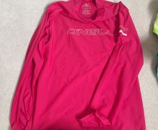 Pink O'Neill rash vest Ladies 6
