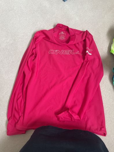 Pink O'Neill rash vest Ladies 6