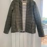 OUI light puffer jacket in dark olive green (10-12) Image 2