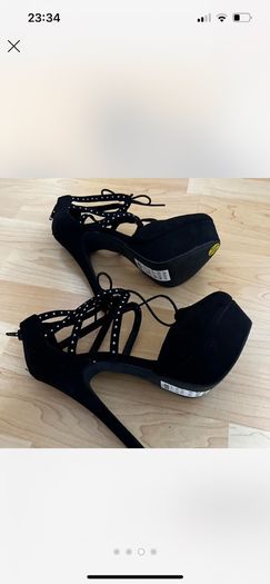 black heels