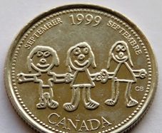 September 1999 Canada Quarter Dollar UNC collector commemorative
