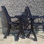 Garden table + bench cast iron Image 6