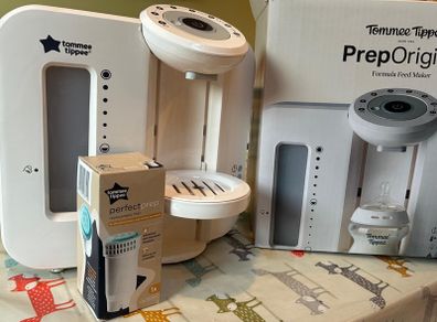 Tommee Tippee Perfect Prep Bottle Machine Plus New Unopened Filter