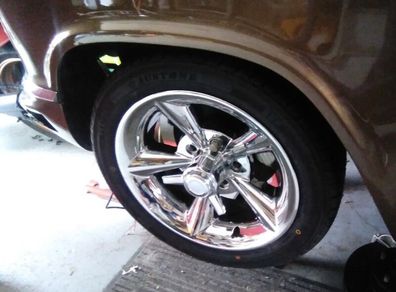 Chrome wheels