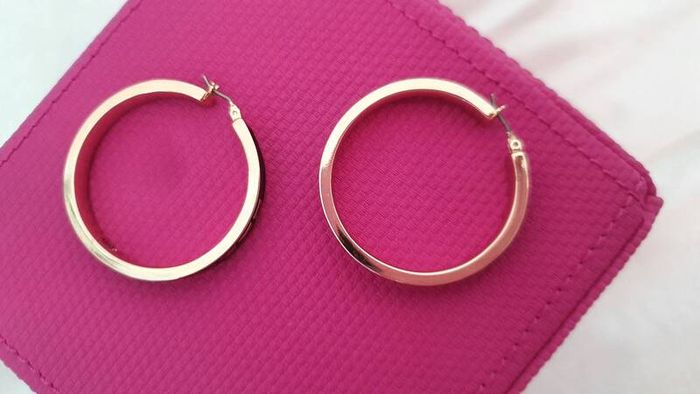 DKNY hoop earrings