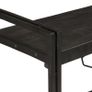 3-Tier Bookcase Black 140x30x80 cm Solid Mango Wood Image 3