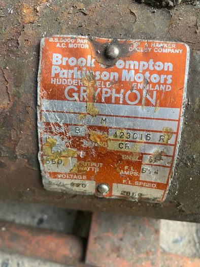 Old fuel transfer pump