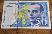 France, 50 Francs 1994 banknote, almost uncirculated - free standard postage