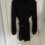Ladies black knit dress Size 14 Image 2