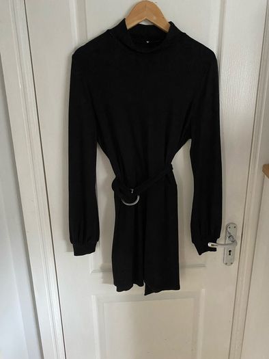 Ladies black knit dress Size 14
