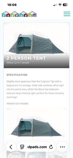 All Together Now Tent Only