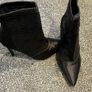 Black Sparkly Boots Size 39 Image 4
