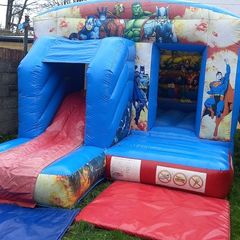 marvel castle with slide