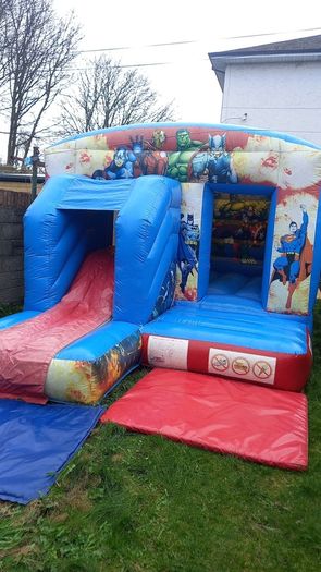 marvel castle with slide