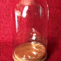 Glass dome with base