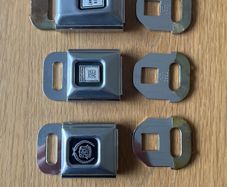 Vintage American Car Seat Buckles x3