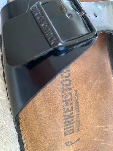 Birkenstock Black Patent Madrid mules