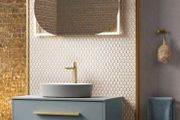 Hib rubin mirror 60 brushed brass