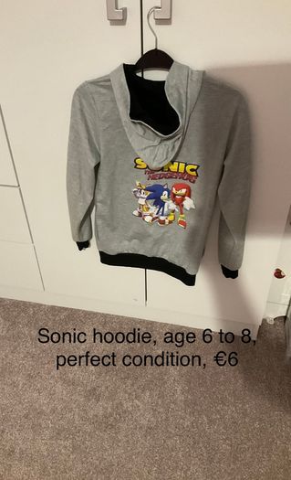 Sonic the hedgehog hoodie