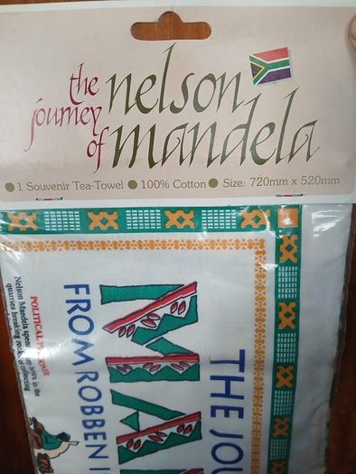 Nelson Mandela tea towel (sealed)