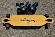Loaded Dervish Flex 2 Bamboo Longboard + Knee Pads