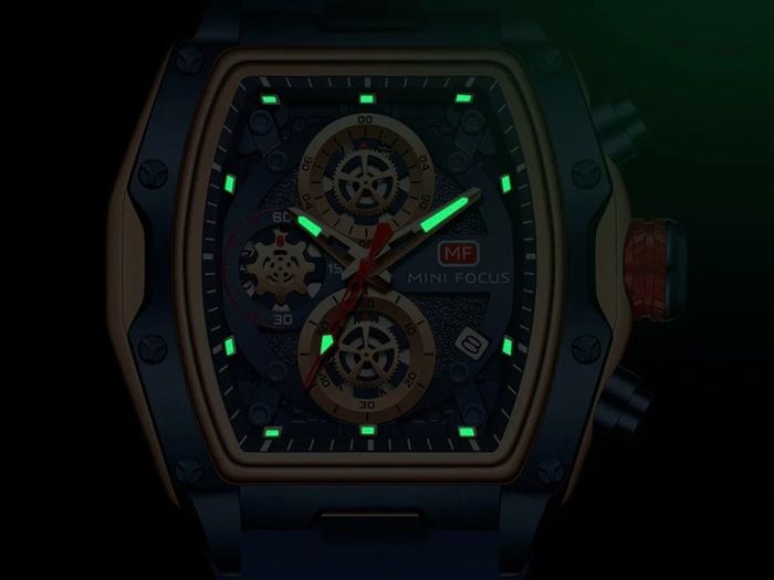 Mini Focus Chronograph - Blue Rose