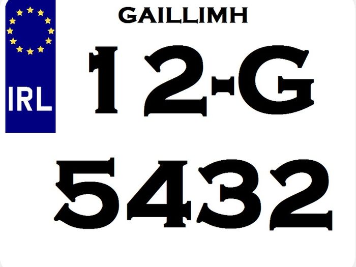 Custom Motorbike Plates