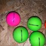 (5) Colored Srixon Soft feel golf balls Image 3
