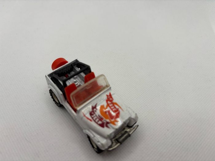 Vintage Hotwheels Jeep CJ-7 Real riders rubber wheels 1986