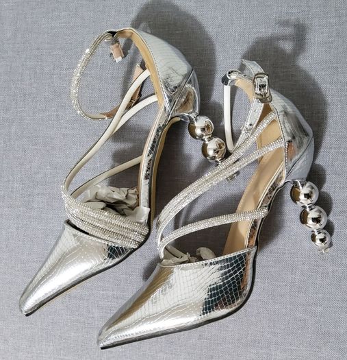 Women Silver Sandal - New