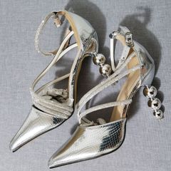 Women Silver Sandal - New