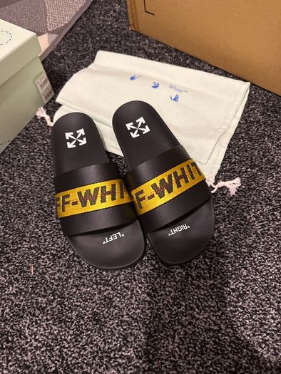 Off White industrial delt slides new