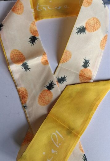 Pineapple Double Sided Multi Use Scarf