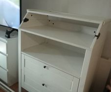 wood changing table