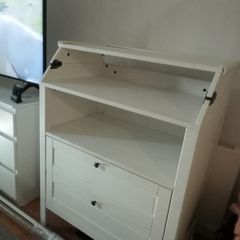 wood changing table