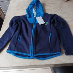Leigh Tucker  Navy Zip-Zip  Hoodie With Pockets.  B.N.W.T Age - 4-5 ears.