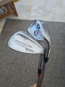 Masters Pitching wedge and Slazenger Sand wedge golf club irons