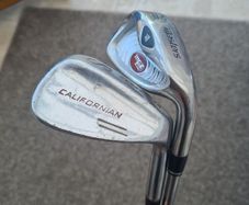 Masters Pitching wedge and Slazenger Sand wedge golf club irons