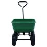 Garden Tipping Hand Cart 300 kg 75L Green Image 5