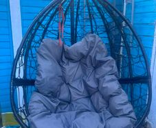 Hanging Egg Chairs with Stands & Cushions  80 Each or 150 the Pair