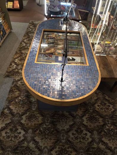 Display cabinet counter